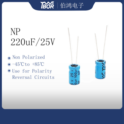 конденсатор 8x12mm Amp автомобиля 220uF25V для цепей реверсирования полярности