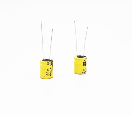 Конденсаторы 100UF80V 10X13mm TW BOR высокотемпературные электролитические