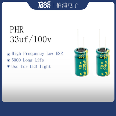 ISO RoSH электролитического конденсатора PHR 220UF 50V высокочастотный