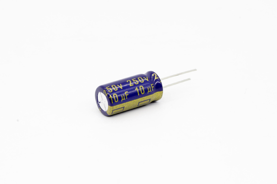 Низкий конденсатор 10uf250v 8x16mm ESR алюминиевый электролитический