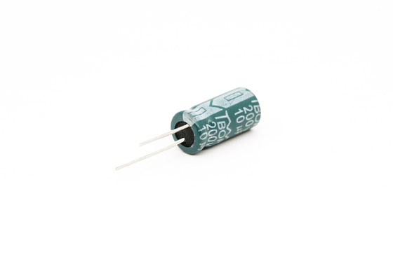 Алюминиевый конденсатор 10UF200V 8x16mm радиальный электролитический для электронного балласта