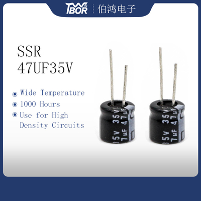 47uf35v алюминиевый электролитический конденсатор 6.3x7