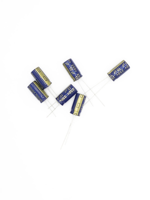 Допуск электролитических конденсаторов 20% 10UF 250V 8x16mm радиальный