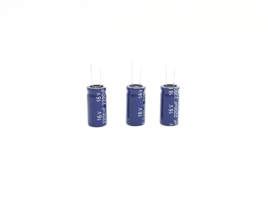 Высокочастотный низкий конденсатор 2200UF16V 13X25mm ESR алюминиевый электролитический