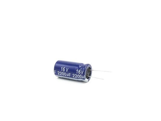 Высокочастотный низкий конденсатор 2200UF16V 13X25mm ESR алюминиевый электролитический