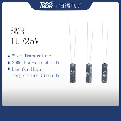 Конденсаторы 1UF25V 5X11mm радиального руководства ISO9001 RoHS электролитические