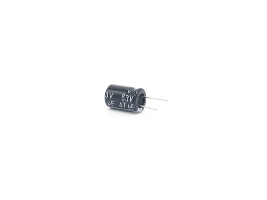 47UF63V миниатюрная алюминиевая электролитическая емкость конденсаторов 8x12mm большая