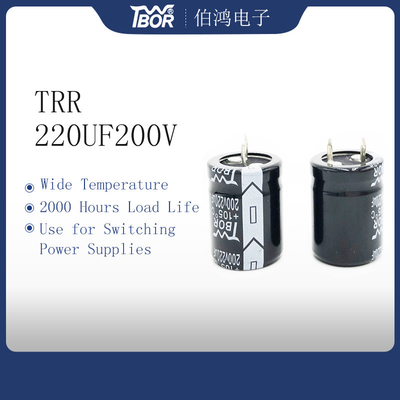 Кнопка 22X25MM в конденсаторе конденсатора 220UF200V алюминиевом электролитическом