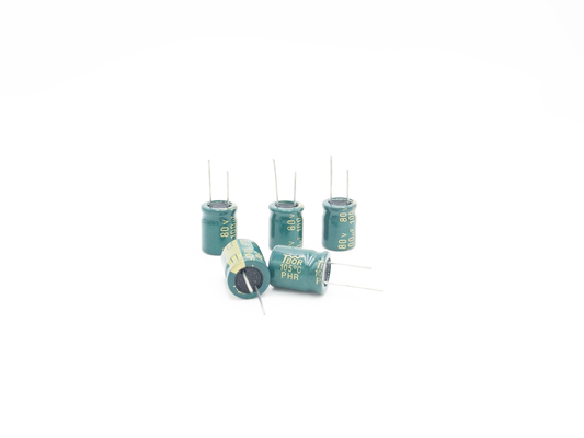 5000 100UF80V СИД часов конденсатора 10X20MM ISO14001 света