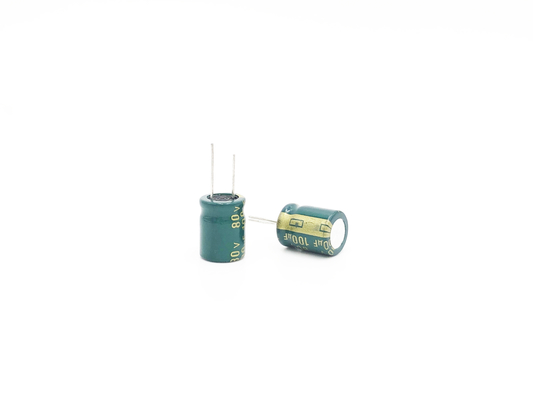 5000 100UF80V СИД часов конденсатора 10X20MM ISO14001 света