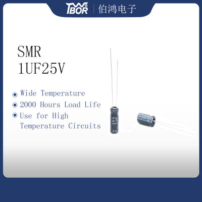 Цепи миниатюрного конденсатора 1UF25V 5X11MM высокотемпературные