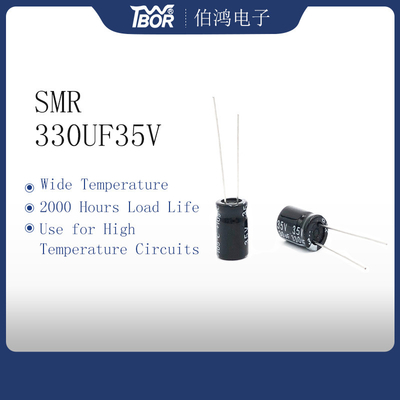 Конденсаторы конденсатора 330UF35V 10X15mm TW BOR миниатюрные радиальные электролитические