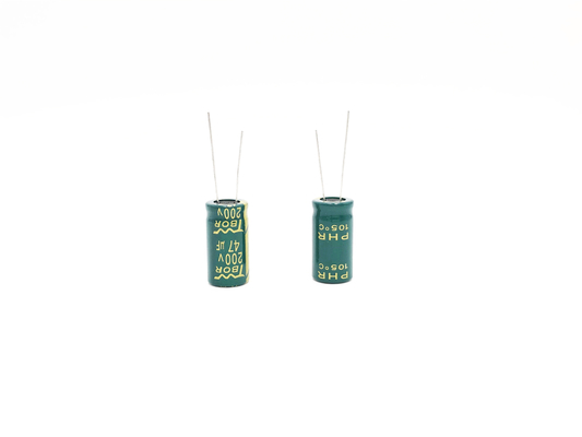 Конденсатор 13x16mm PHR 47uf 200v большой емкости для света СИД