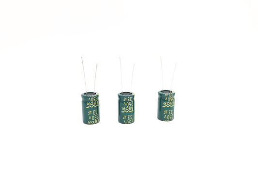 конденсатор 33UF250V 13x20mm радиальный алюминиевый электролитический