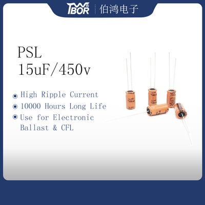Конденсатор 15uF 450V 13X25MM инвертора PSL радиальный освинцованный 10000 часов