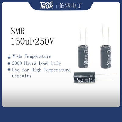 Высокая температура 150UF250V 18x25mm обходит вокруг силу конденсатора фотовольтайческую
