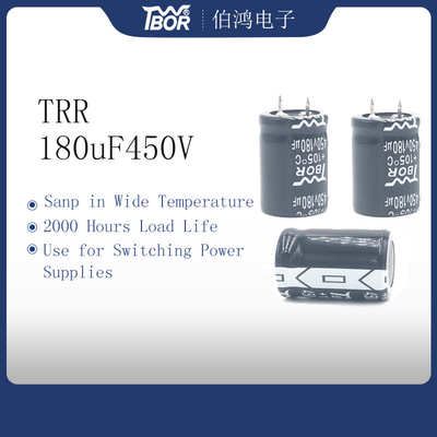 Кнопка 180UF450V 25x40mm в температуре RoHS конденсатора силы широкой